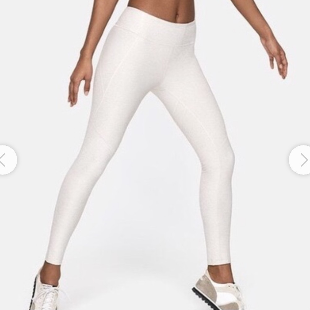 Outdoor Voices Warmup 7/8 Leggings in Oatmeal